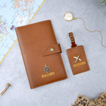 Travel Passport Holder & Luggage Tag ID Card