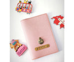 Onion Pink Textured Passport Cover - The Junket