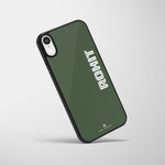 Personalized Glass Mobile Cover - Bold