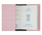 Baby Pink Textured Passport Cover - The Junket