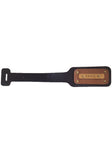 Classic Black with Tan Luggage Tag - The Junket