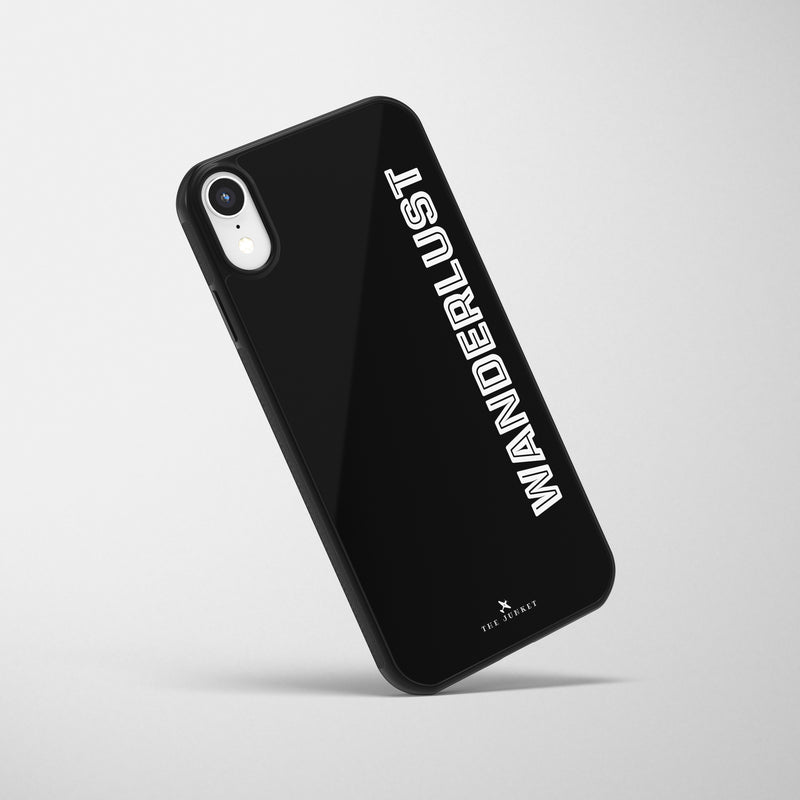 Personalized Glass Mobile Cover - Bold