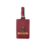 Maroon Luggage Tag - ID slot