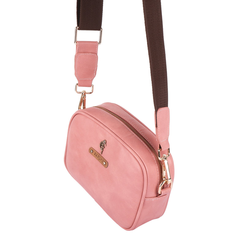 Personalised MIA Sling Bag - BLUSH PINK COLOR