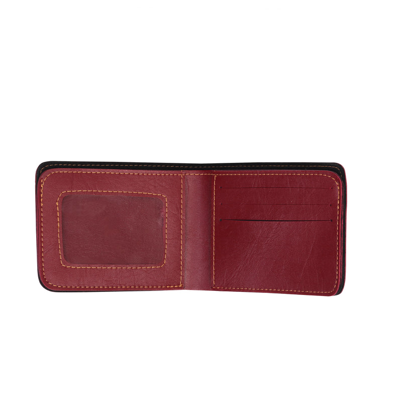 Customized Maroon Mens Wallet