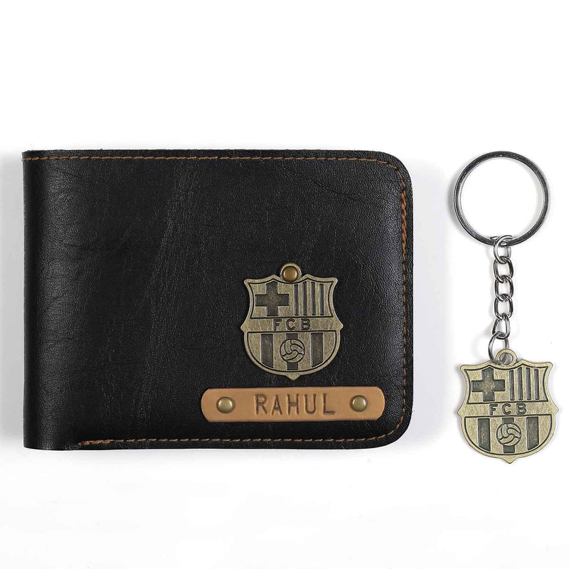 Personalised Mens Wallet - FC Barcelona