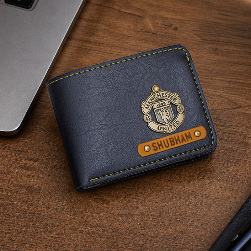 Personalised Mens Wallet - Manchester United