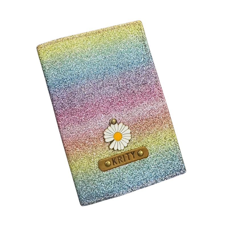 Unicorn Glitter Passport Cover