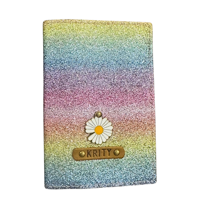 Unicorn Glitter Passport Cover