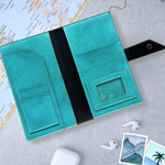 Turquoise Travel Passport Holder