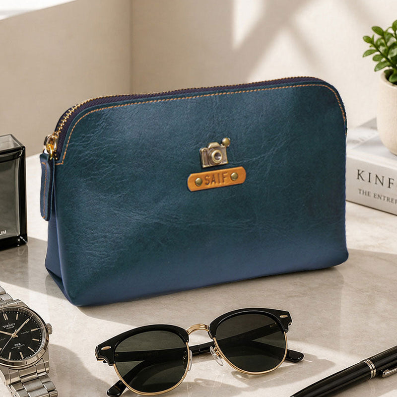 Forest Green Travel Pouch
