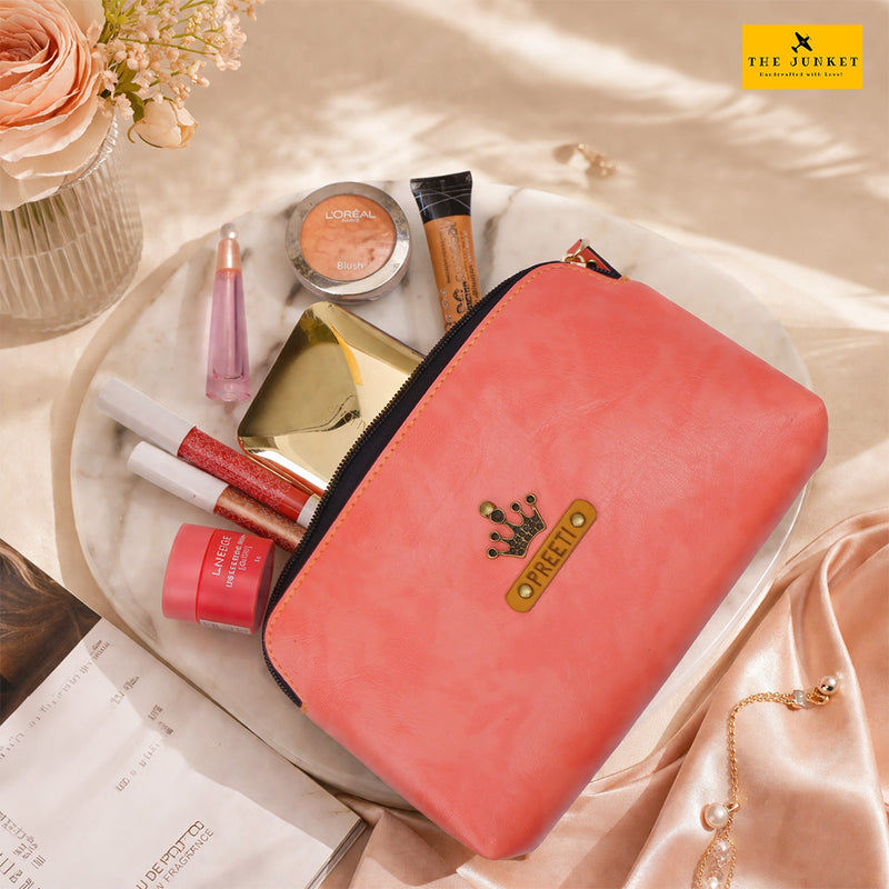 Peach Travel Pouch