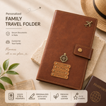 Family Travel Folder (Holds upto 6 Passports)