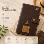 Family Travel Folder (Holds upto 6 Passports)