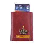 Wine Pop Up Card Holder Wallet For Men