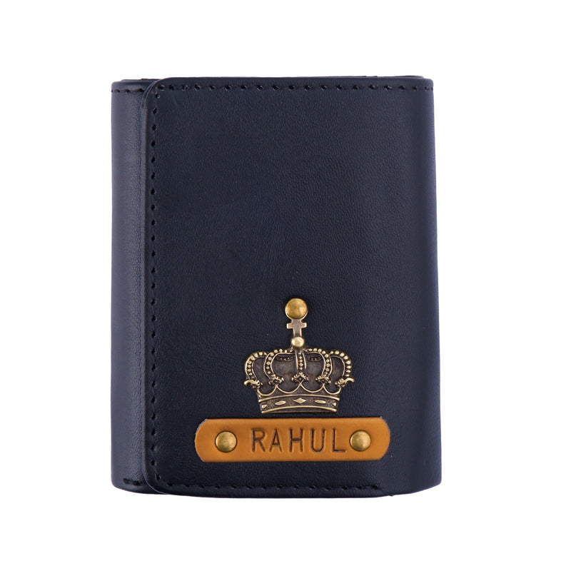 Black Pop Up Card Holder Wallet For Men