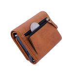 Tan Pop Up Card Holder Wallet For Men