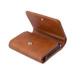 Tan Pop Up Card Holder Wallet For Men