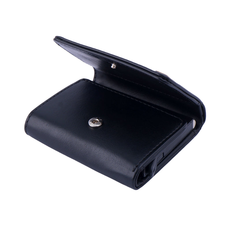 Black Pop Up Card Holder Wallet For Men