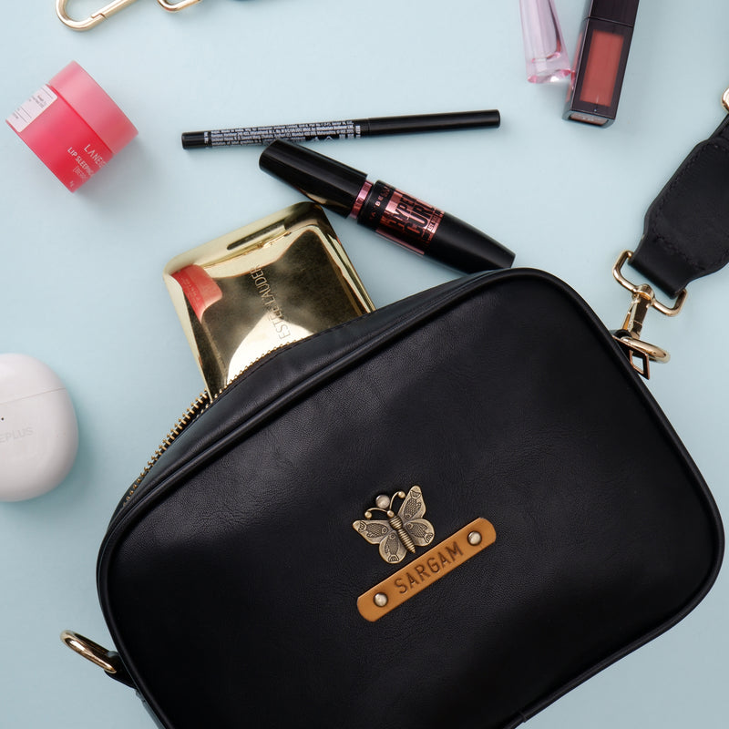 Personalised MIA Sling Bag Black