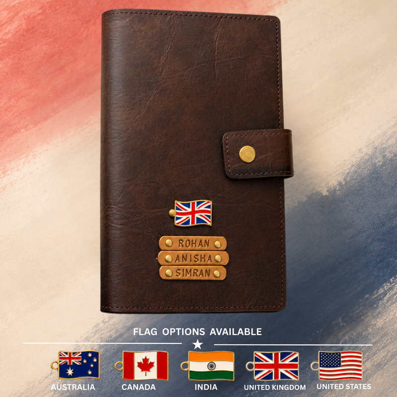 Family Travel Folder (Upto 6 Passports) - Flag Edition