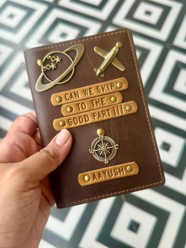 Can We Skip - Personalized Passport Cover