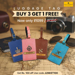 Personalised 3+1 Luggage Tags