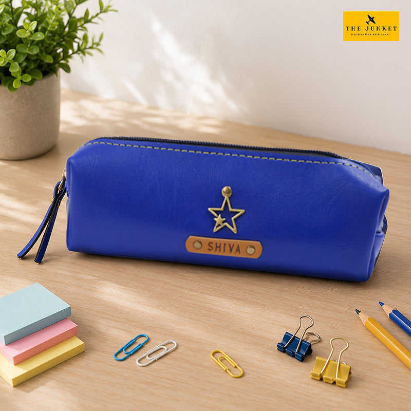 Navy Blue Pencil Pouch