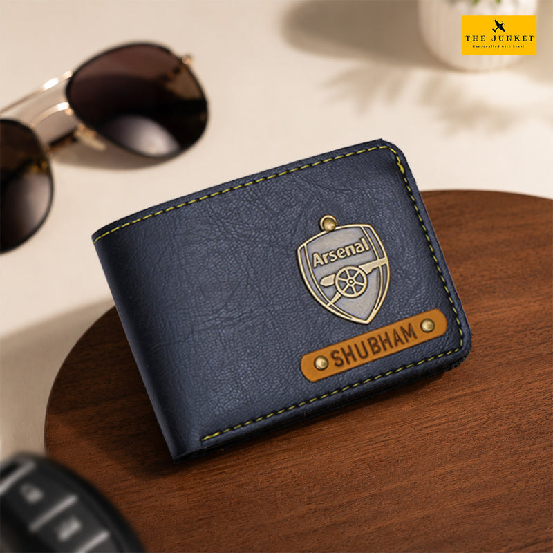 Personalised Mens Wallet - Arsenal