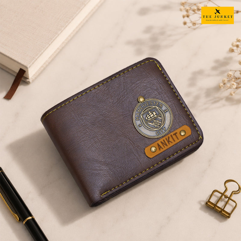 Personalised Mens Wallet - Manchester City