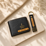 Mens Wallet & Keychain With Free Charm