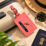 Personalised Set of 2 Luggage Tags ID Cards - Laser Edition