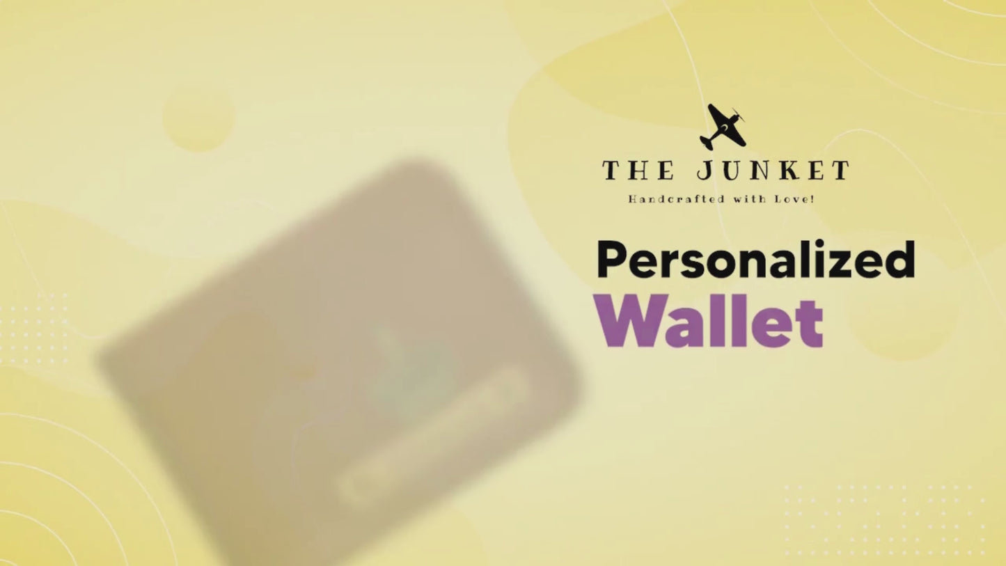 Mens Wallet & Keychain With Free Charm