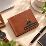 Customized Wallet For Men with Free Charm - Laser Edition