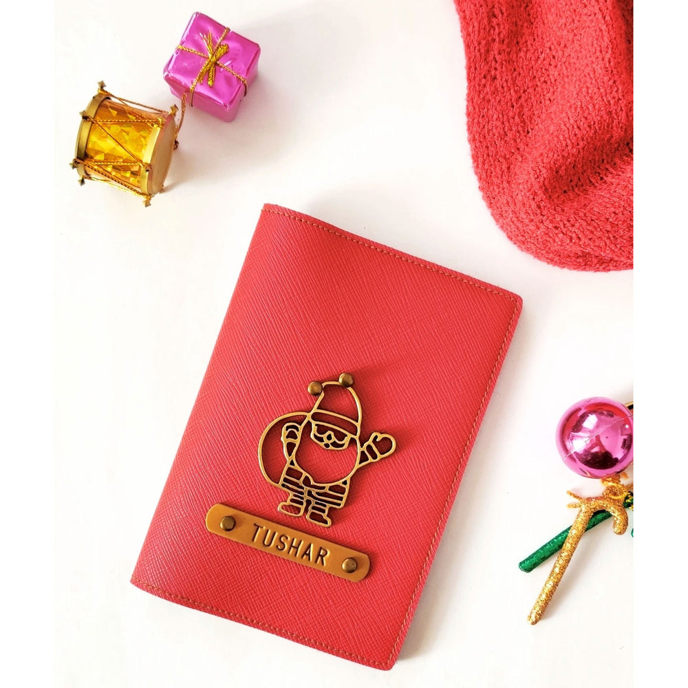 Ruby Red Textured Passport Cover - The Junket