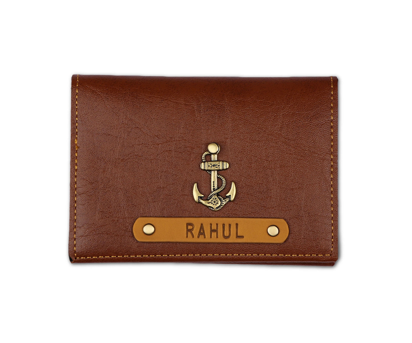 Tan Folding Card Holder - The Junket