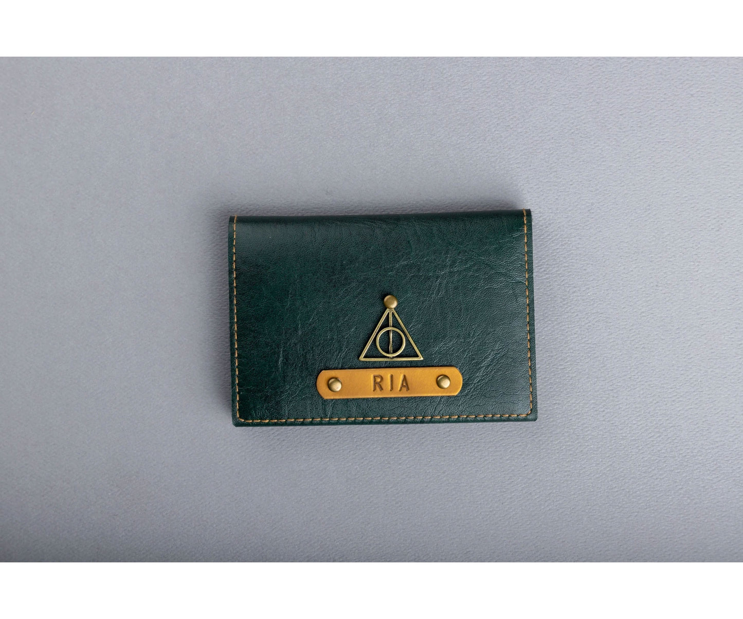 Forest Green Folding Card Holder - The Junket