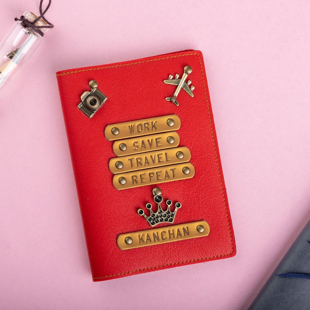 
                  
                    Work Save Travel Repeat (HER) - Passport Cover - The Junket
                  
                