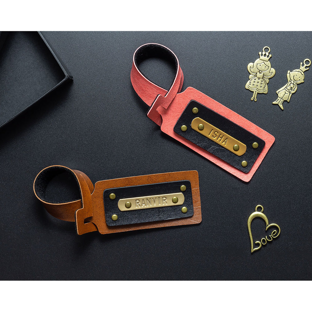 
                  
                    Couple Luggage Tags - The Junket
                  
                