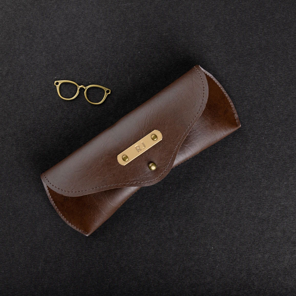 Dark Brown Eyewear Case - The Junket