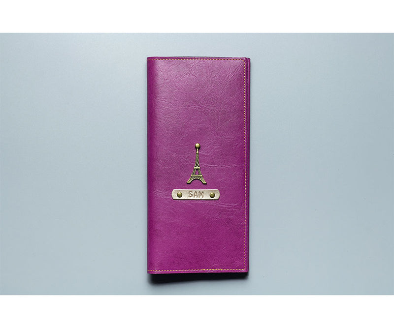 Purple Travel Folder - The Junket