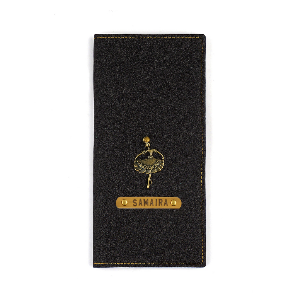 Black Glitter Travel Folder - The Junket