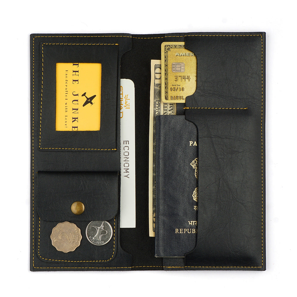 Black Travel Folder - The Junket