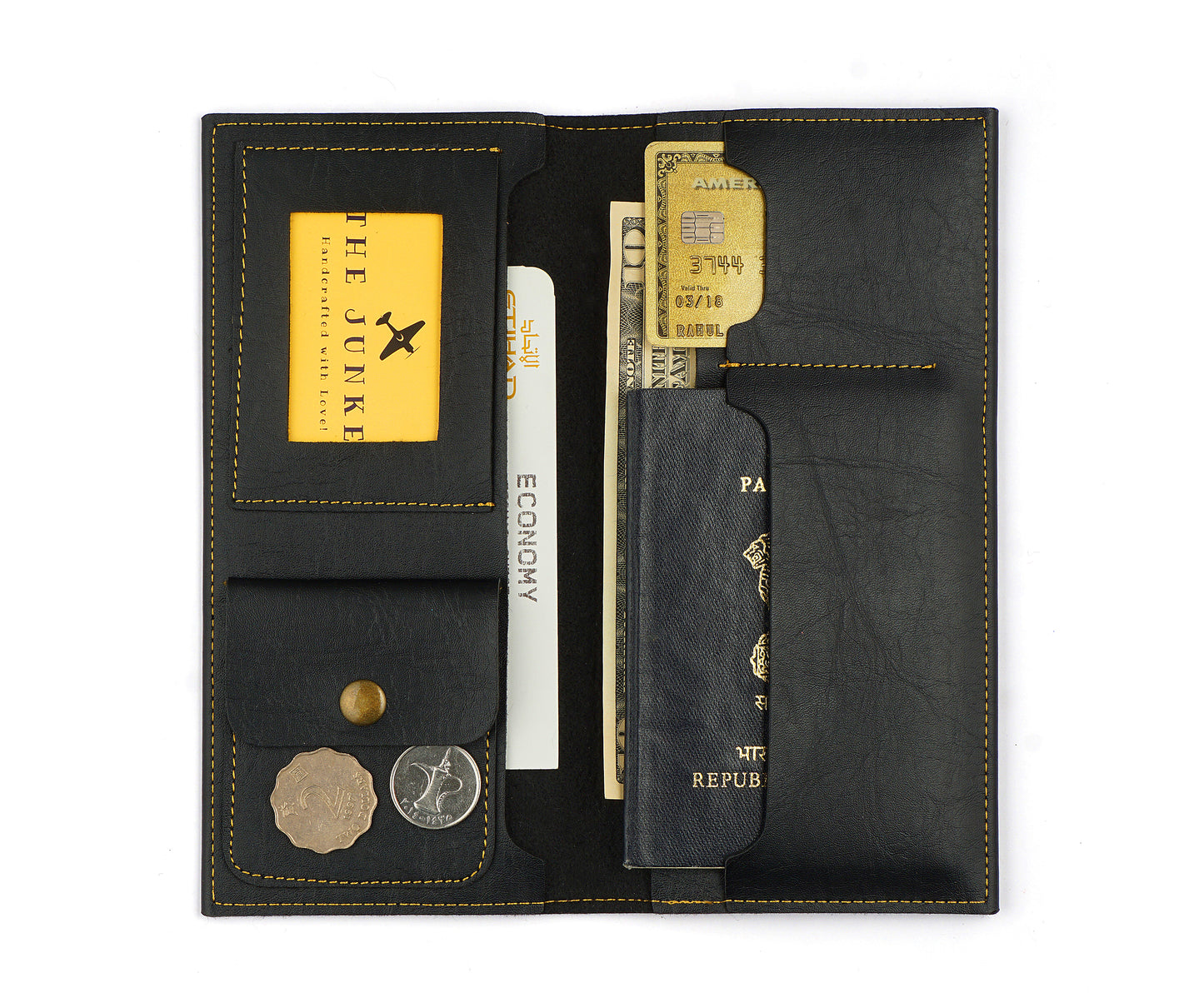 Black Travel Folder - The Junket