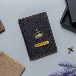 Black Glitter Passport Cover