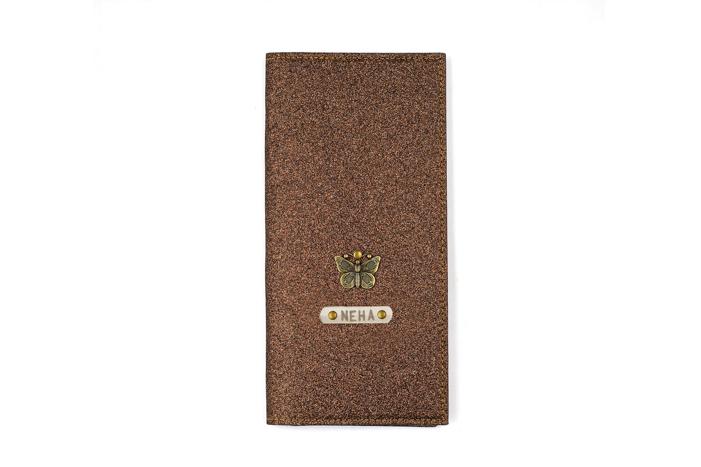 Copper Glitter Travel Folder - The Junket