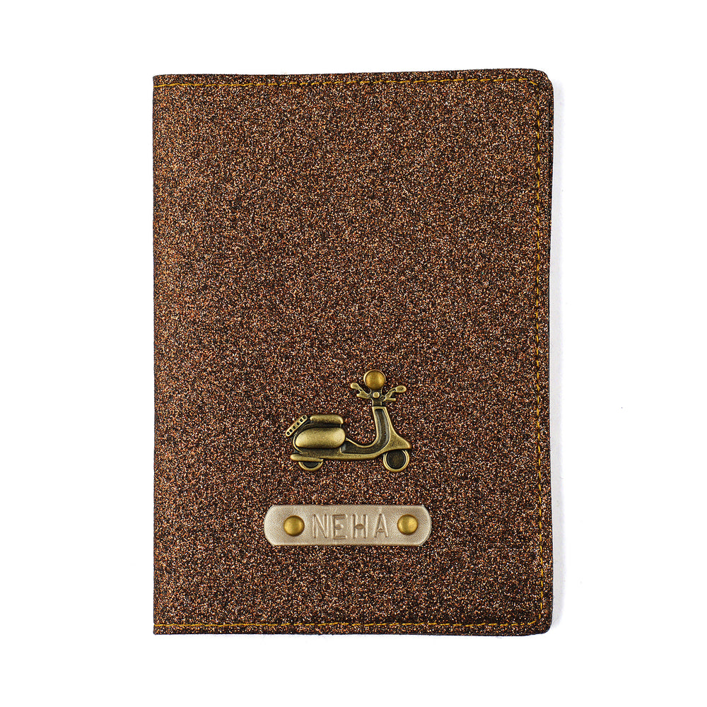 
                  
                    Copper Glitter Passport Cover - The Junket
                  
                