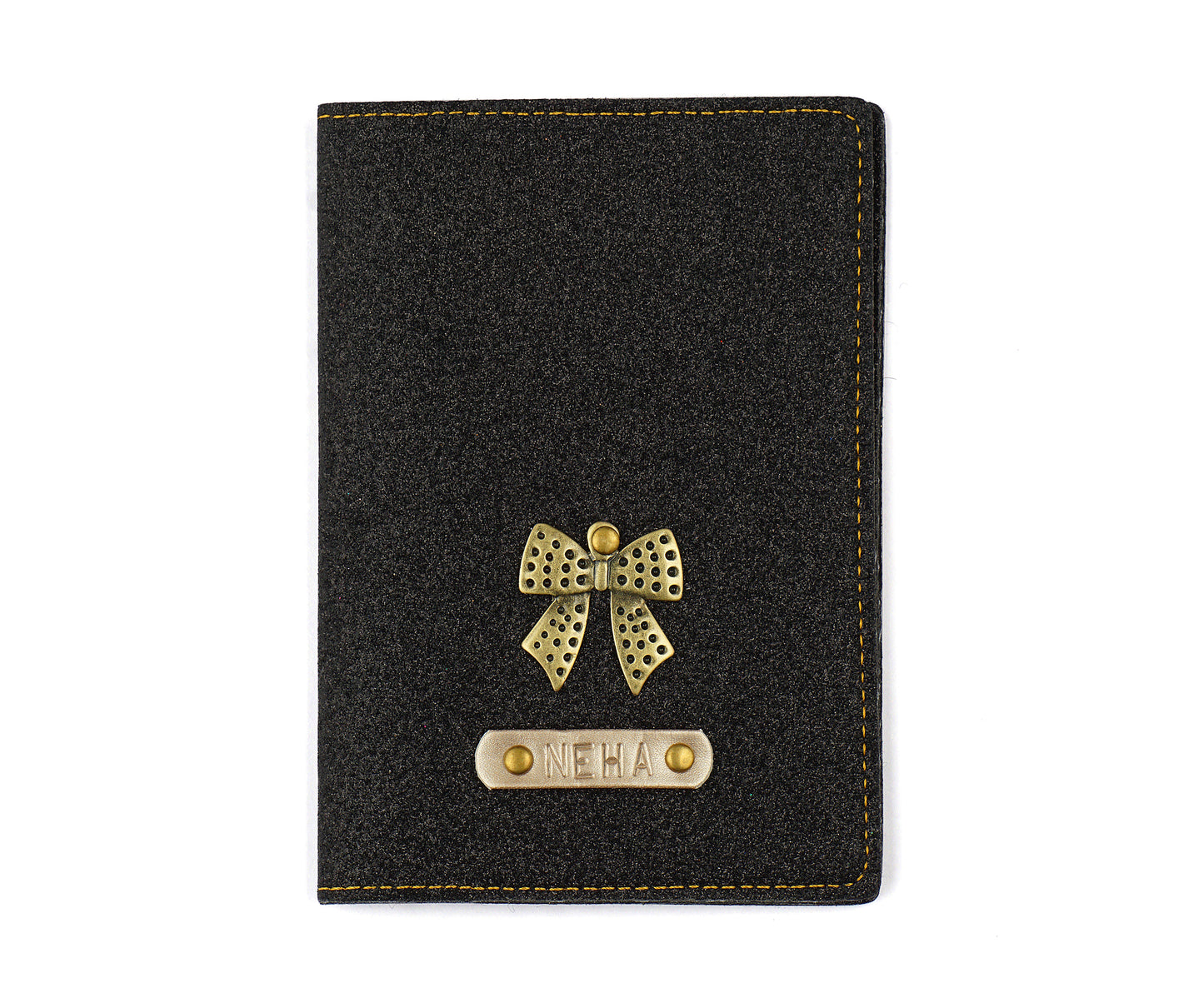 Black Glitter Passport Cover - The Junket