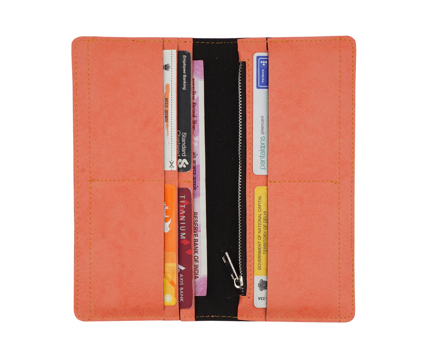 Peach Womens Wallet - The Junket