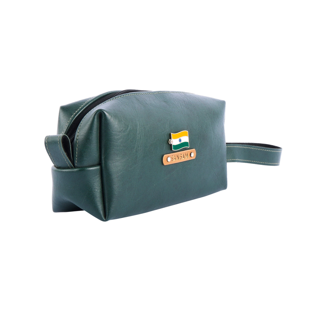 Forest Green Accessories Pouch

